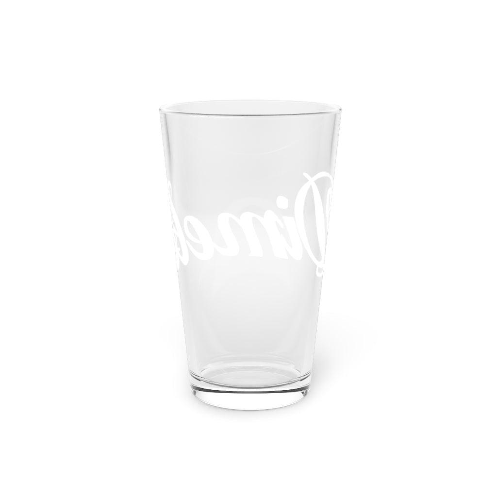 Dimelo Pint Glass, 16oz - Moon Frankenstein