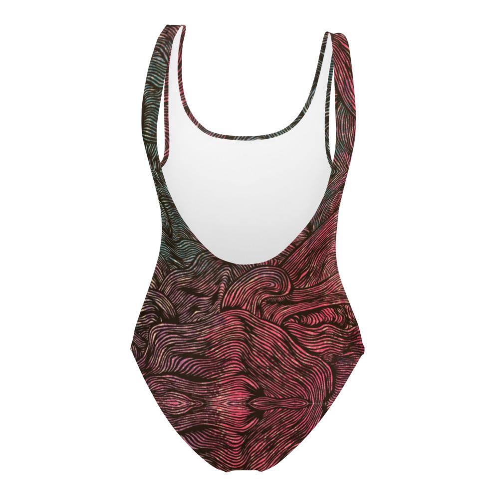 Explosive Thoughts One-Piece Swimsuit - Moon Frankenstein