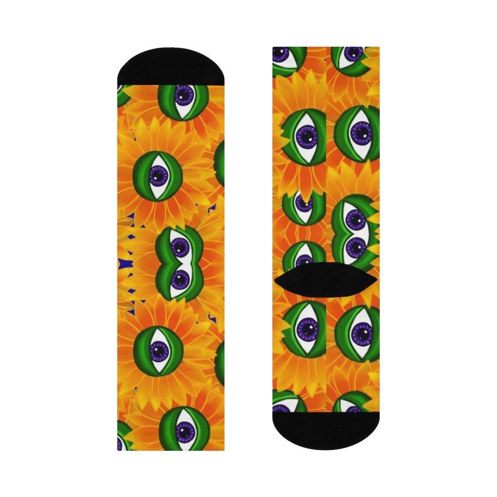 Eyem Shinin Crew Socks - Moon Frankenstein