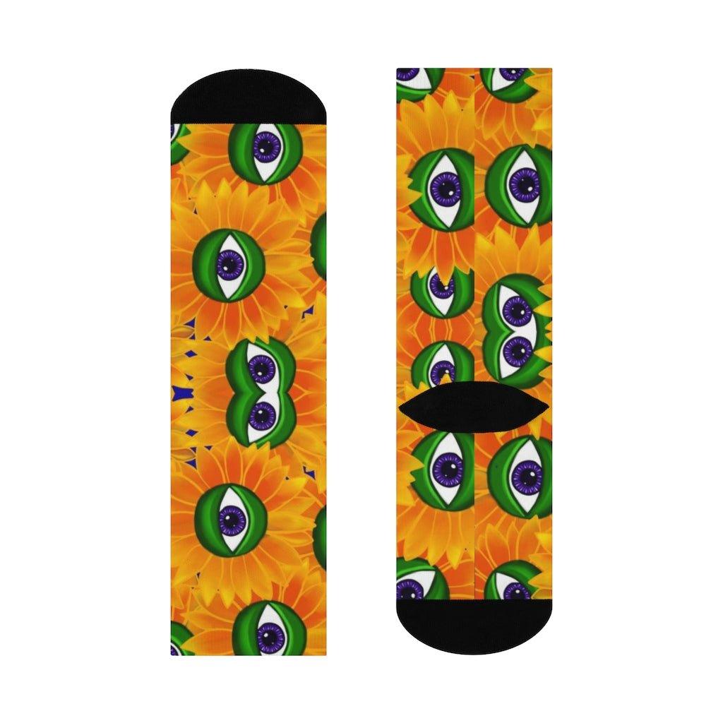 Eyem Shinin Crew Socks - Moon Frankenstein