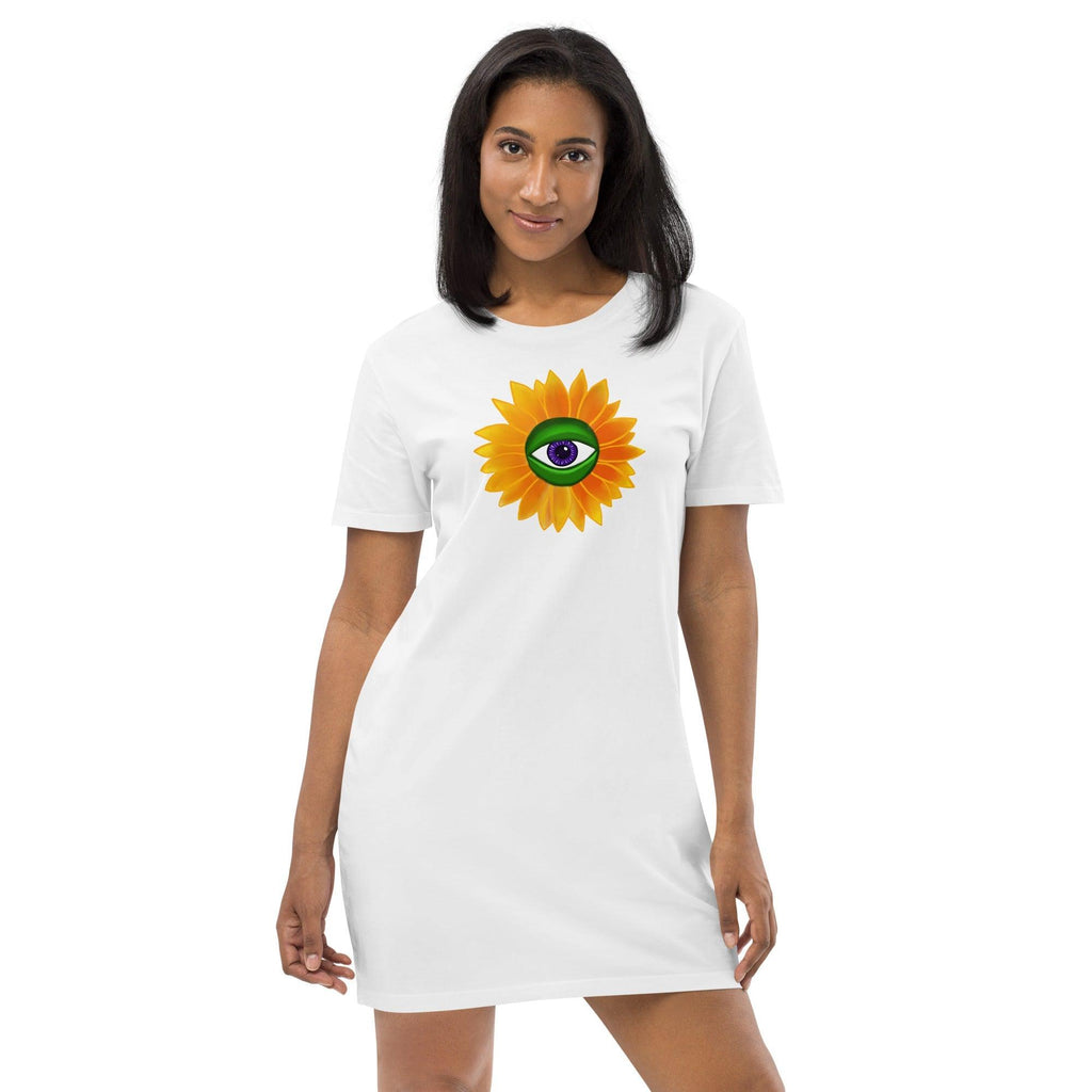 Eyem Shinin Organic cotton t-shirt dress - Moon Frankenstein