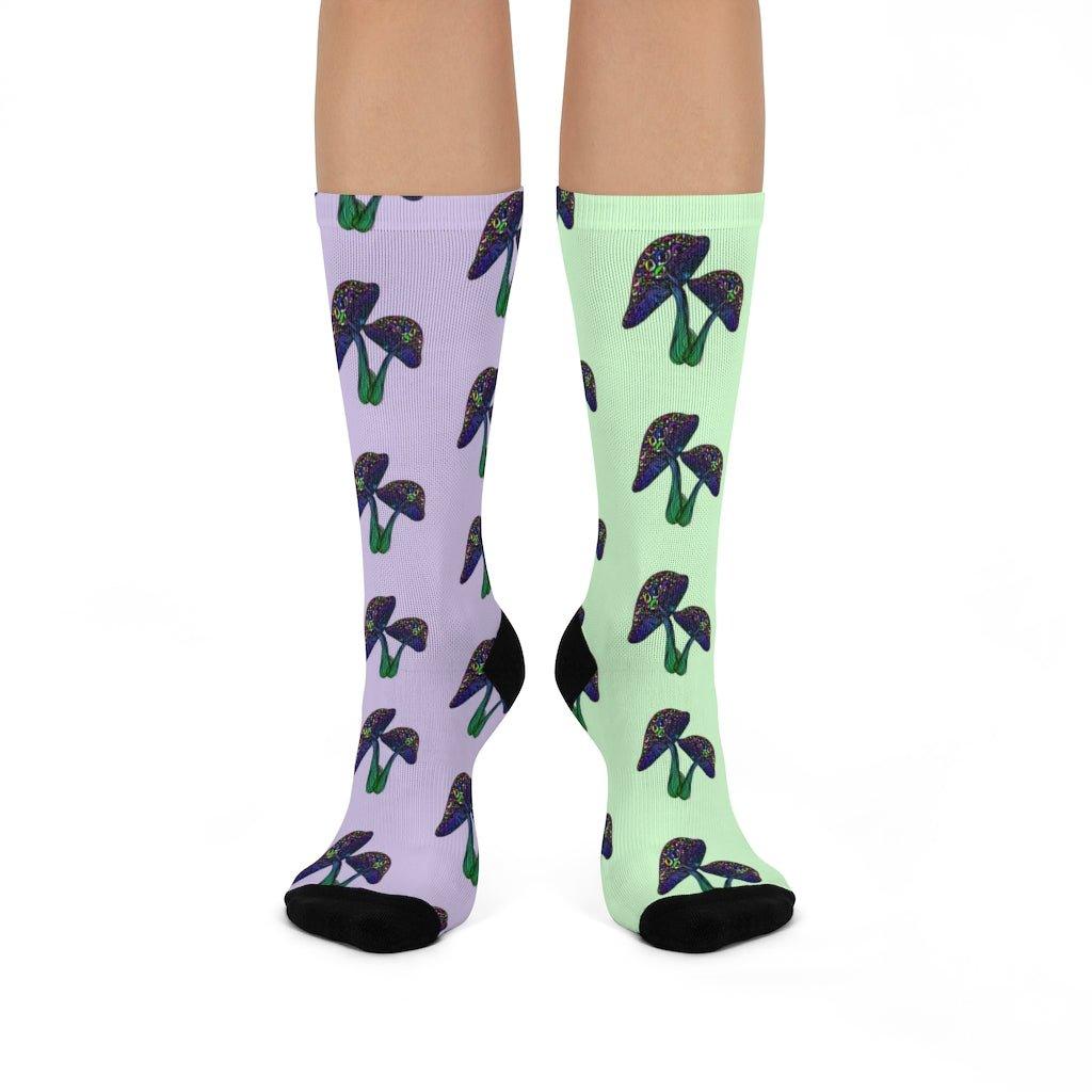 Eyemtrippn Crew Socks - Moon Frankenstein