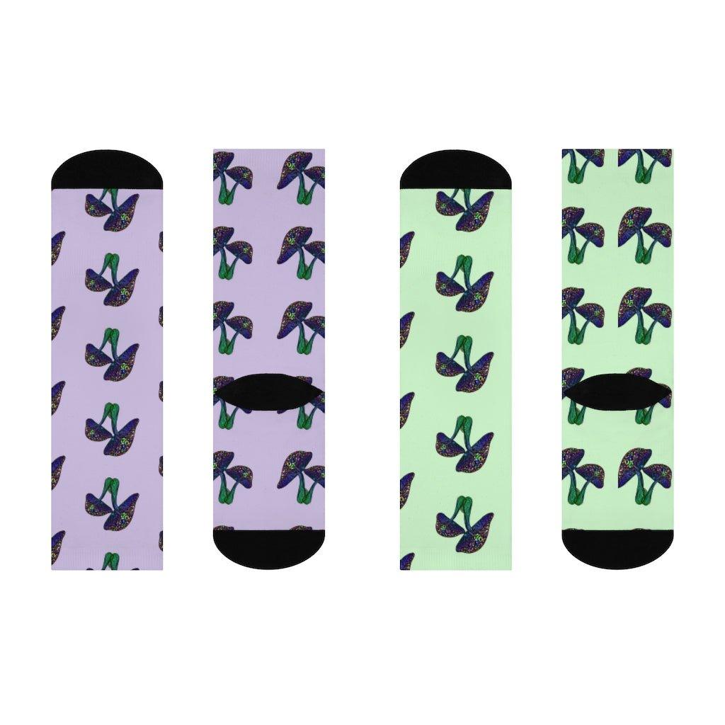 Eyemtrippn Crew Socks - Moon Frankenstein