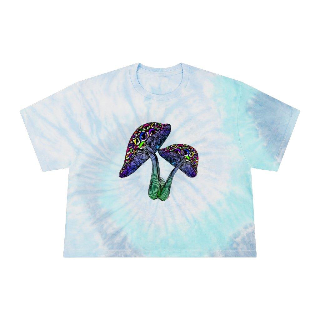 Eyemtrippn Women's Tie-Dye Crop - Moon Frankenstein