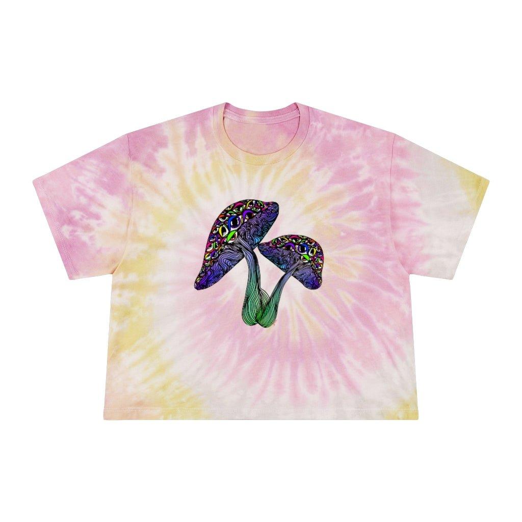 Eyemtrippn Women's Tie-Dye Crop - Moon Frankenstein