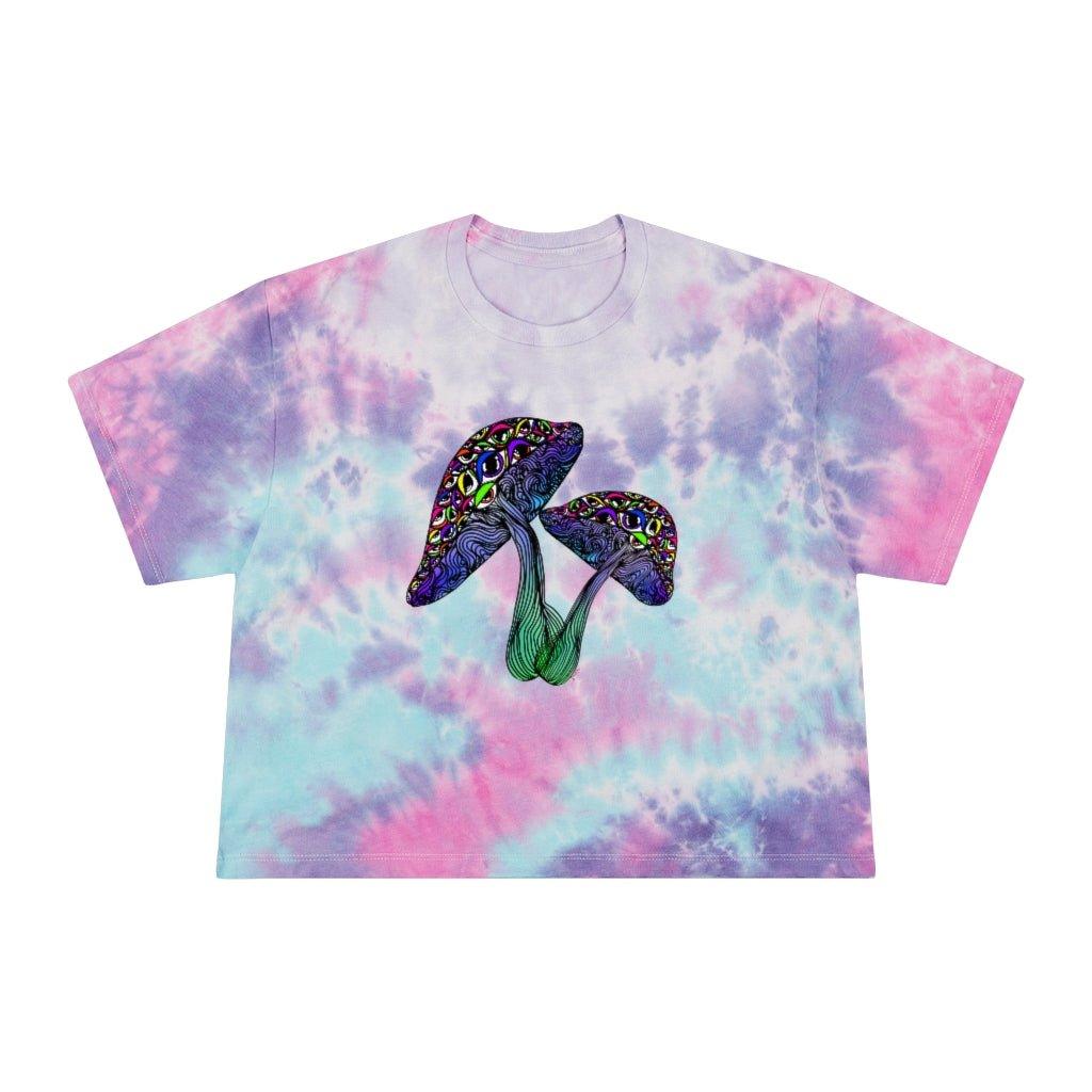 Eyemtrippn Women's Tie-Dye Crop - Moon Frankenstein