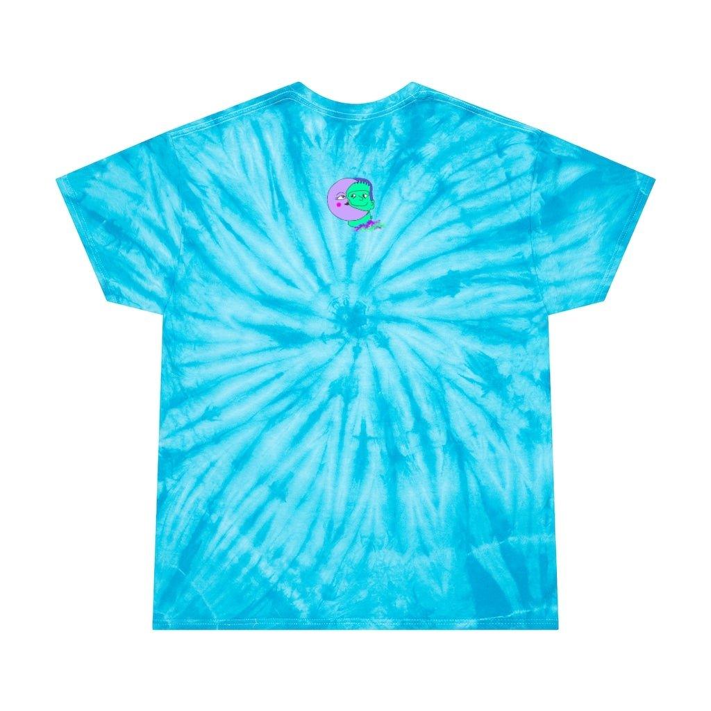 Spiral Tie Dye T-Shirt X-LARGE Red, White & Blue Chaos