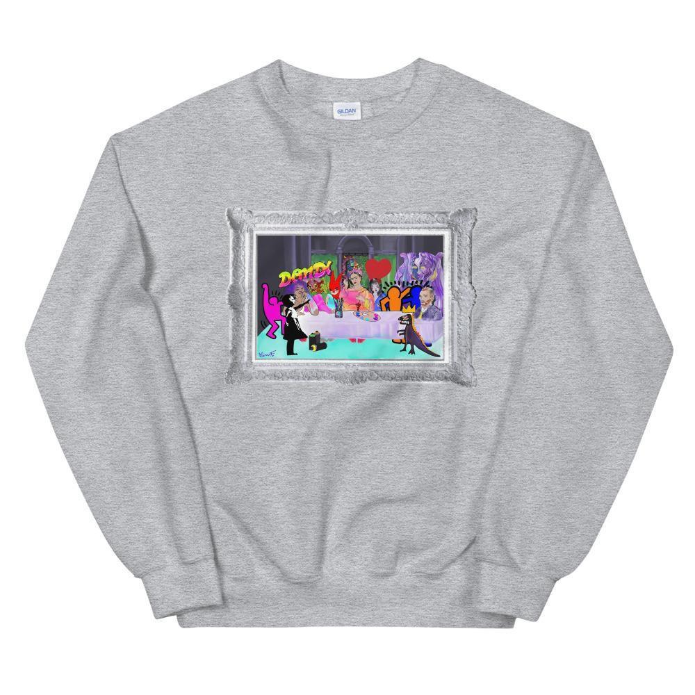 Moon's Last Supper, A Tribute Unisex Sweatshirt - Moon Frankenstein