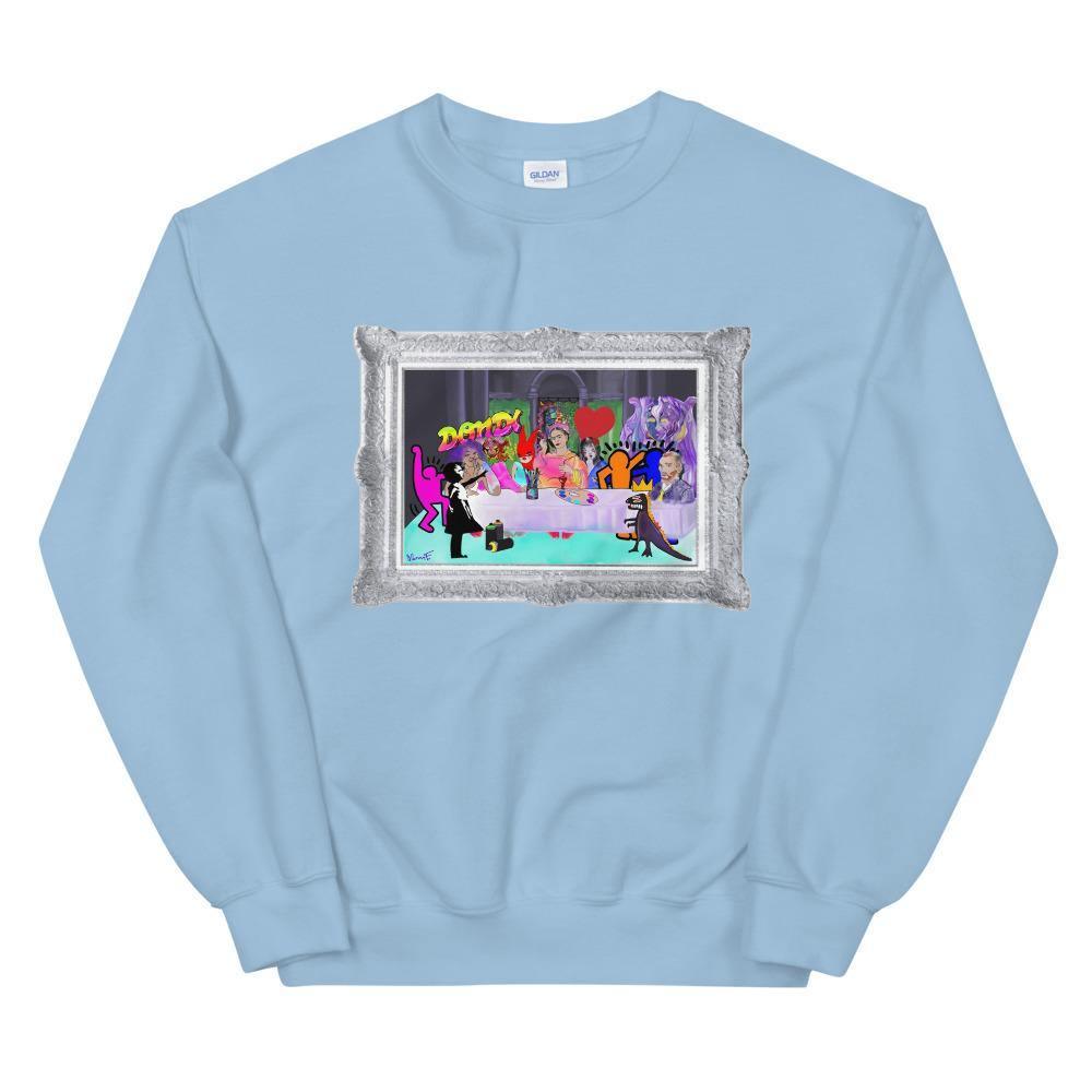 Moon's Last Supper, A Tribute Unisex Sweatshirt - Moon Frankenstein