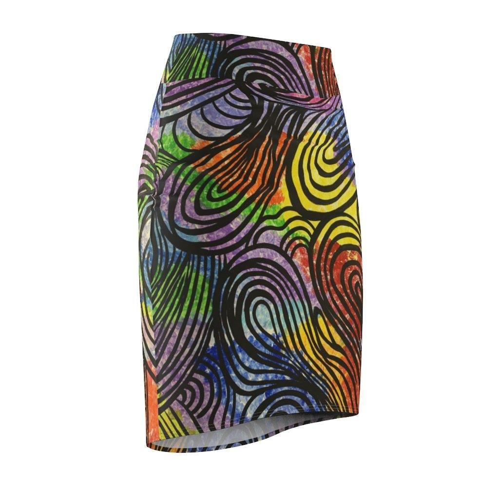 Moon's Wall Pencil Skirt - Moon Frankenstein