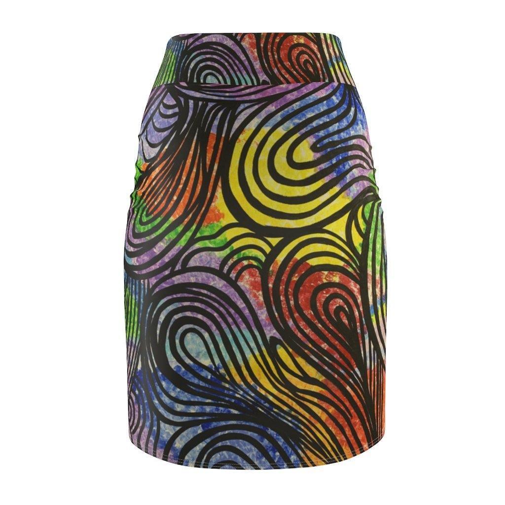 Moon's Wall Pencil Skirt - Moon Frankenstein