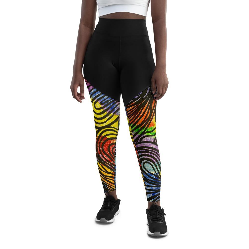 Moon's Wall Sports Leggings - Moon Frankenstein