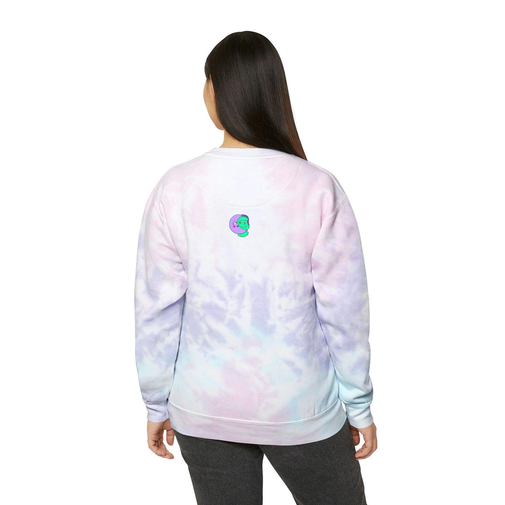 Ophileia Unisex Tie-Dye Sweatshirt - Moon Frankenstein