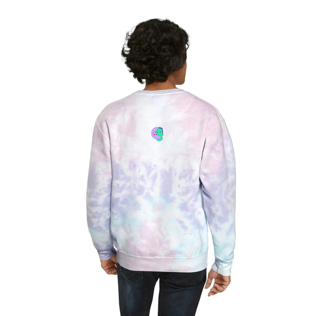 Ophileia Unisex Tie-Dye Sweatshirt - Moon Frankenstein