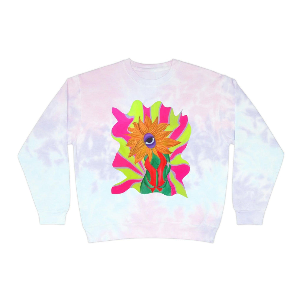 Ophileia Unisex Tie-Dye Sweatshirt - Moon Frankenstein