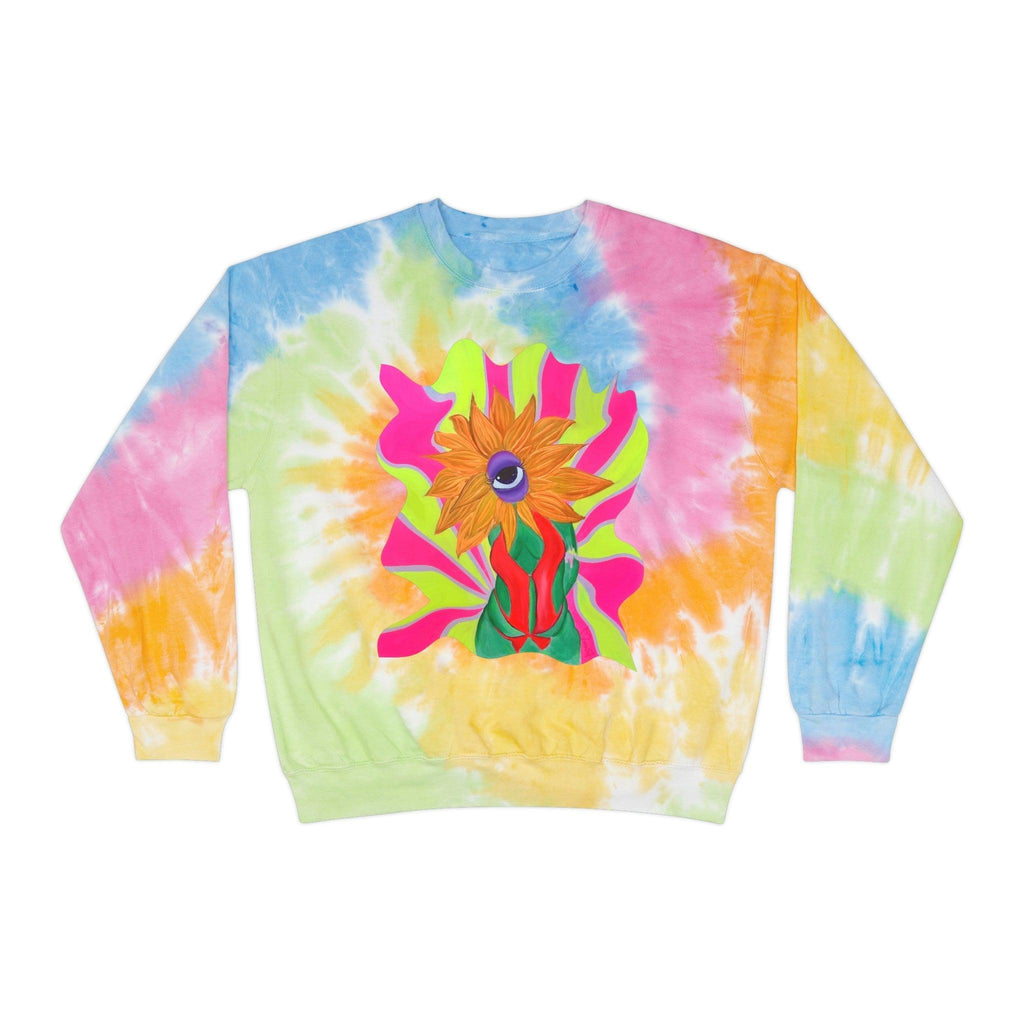 Ophileia Unisex Tie-Dye Sweatshirt - Moon Frankenstein