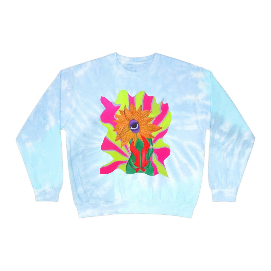 Ophileia Unisex Tie-Dye Sweatshirt - Moon Frankenstein