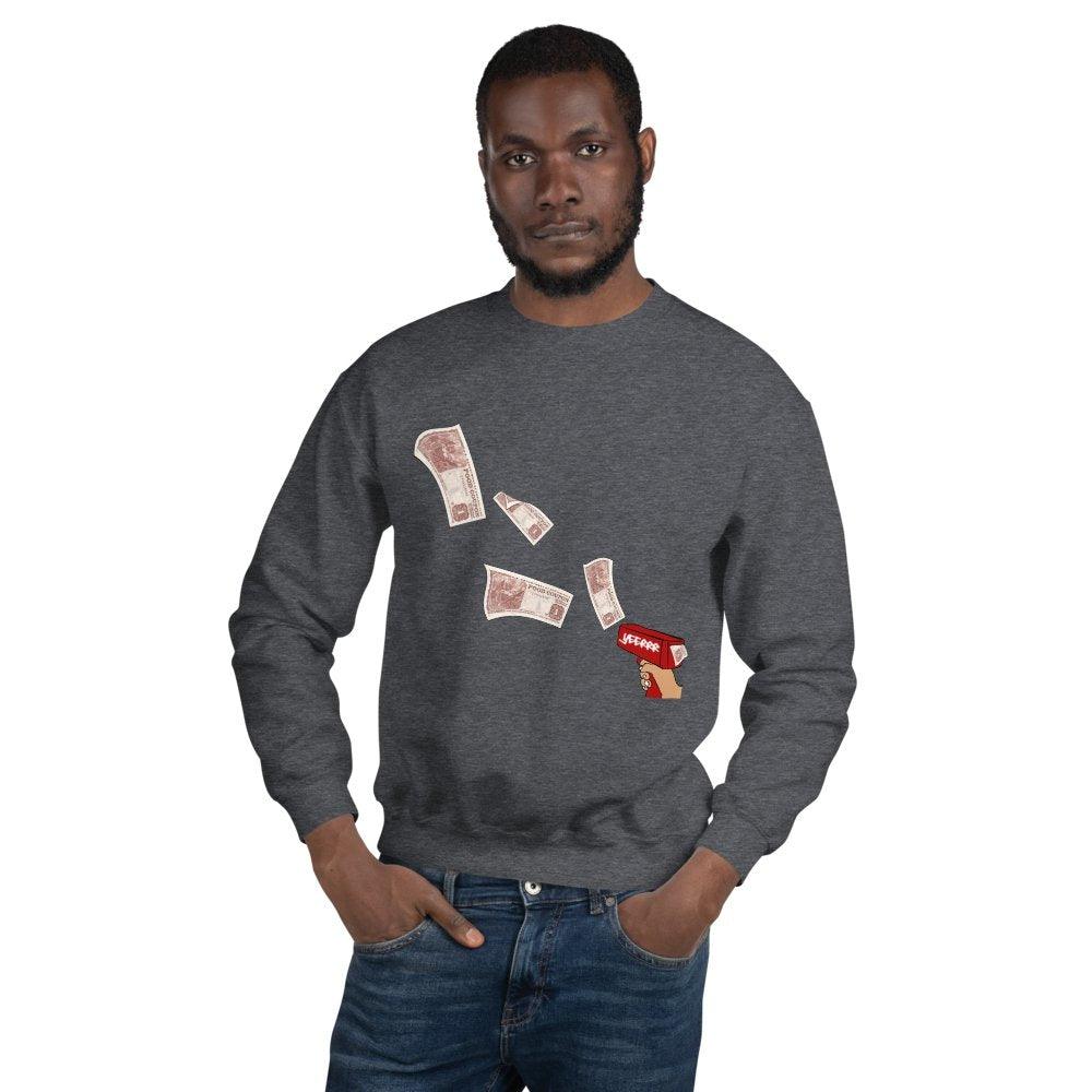 Rain On ME Crew Neck Sweater - Moon Frankenstein