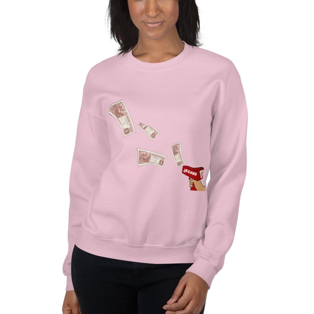 Rain On ME Crew Neck Sweater - Moon Frankenstein