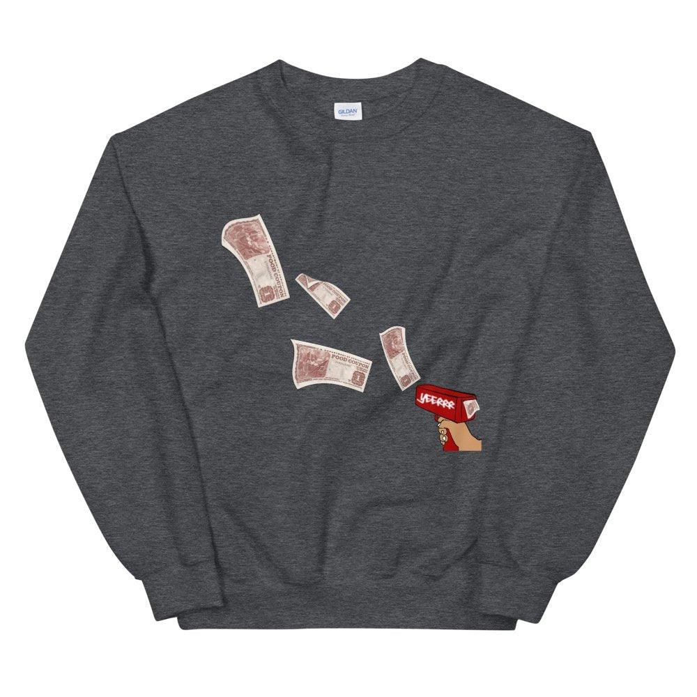 Rain On ME Crew Neck Sweater - Moon Frankenstein