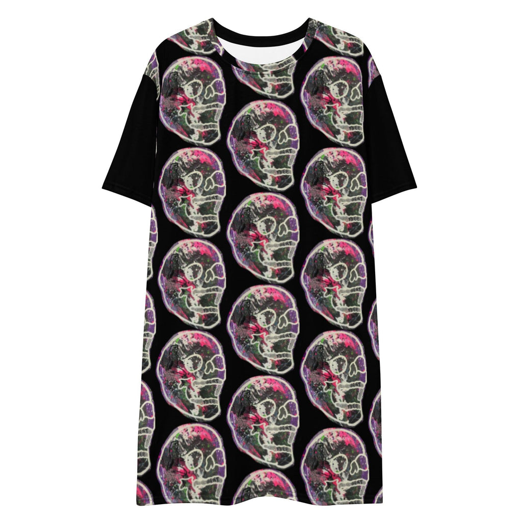 Rent Free T-shirt dress - Moon Frankenstein