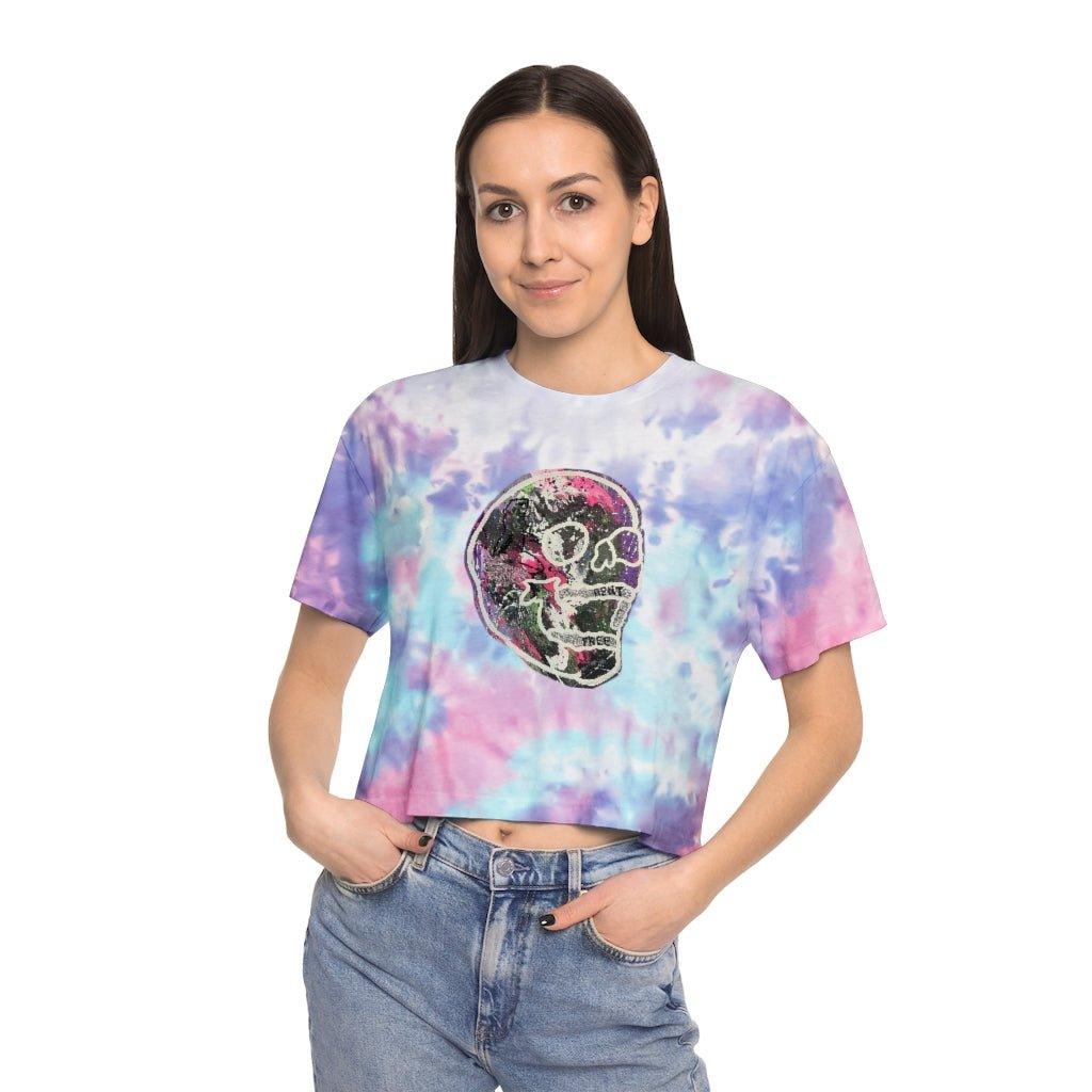 Rent Free Tie-Dye Crop - Moon Frankenstein