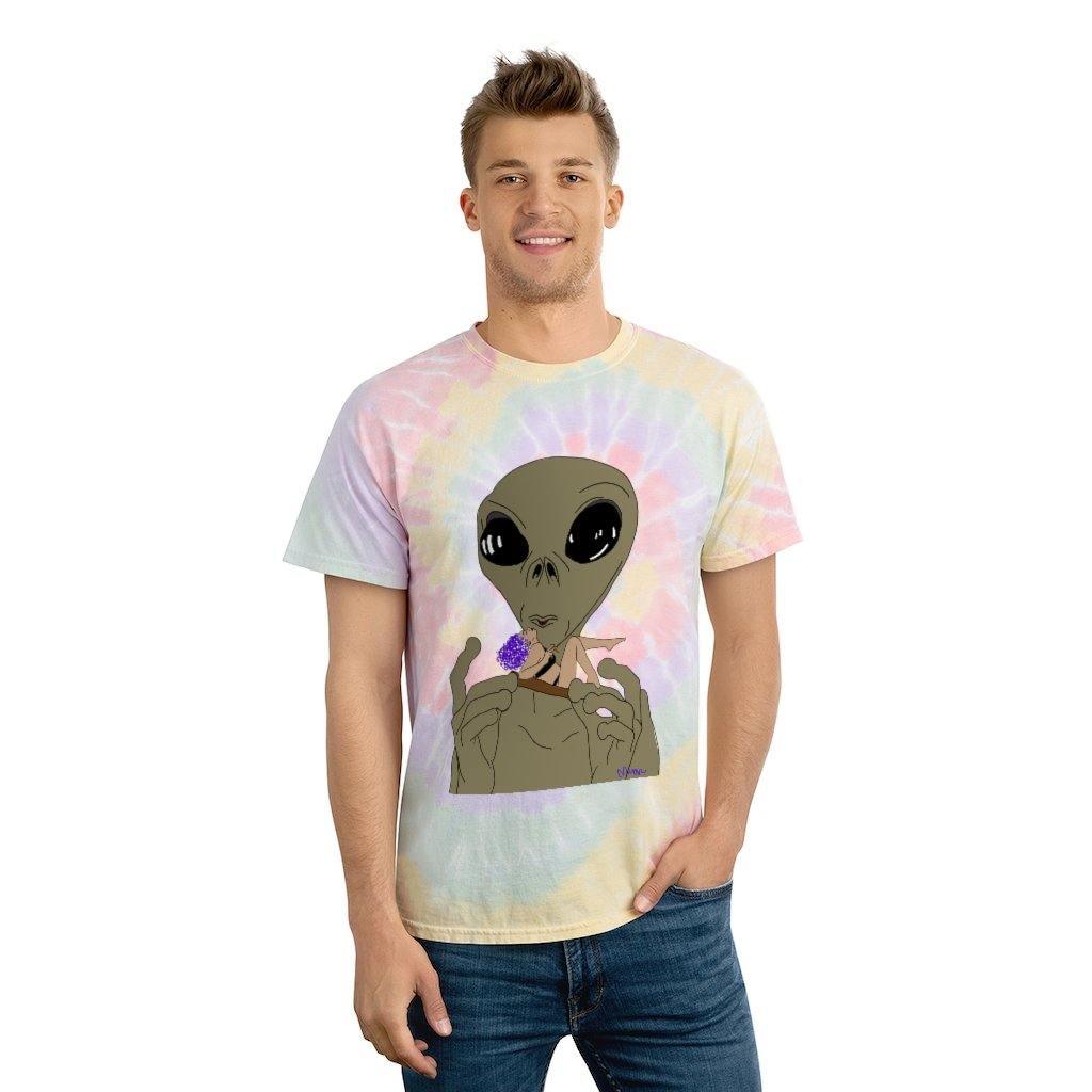 Rollin Purp Tie-Dye Tee - Moon Frankenstein