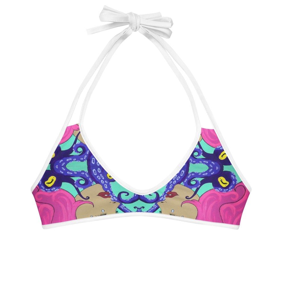 SadBoiz Reversible Bikini Top - Moon Frankenstein