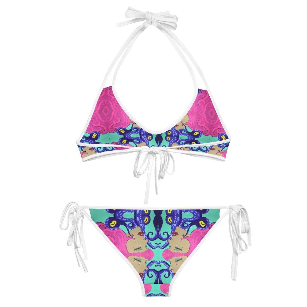 SadBoiz Two Piece Reversible Bikini - Moon Frankenstein