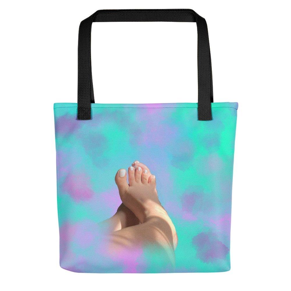 Sittin On Clouds Tote - Moon Frankenstein