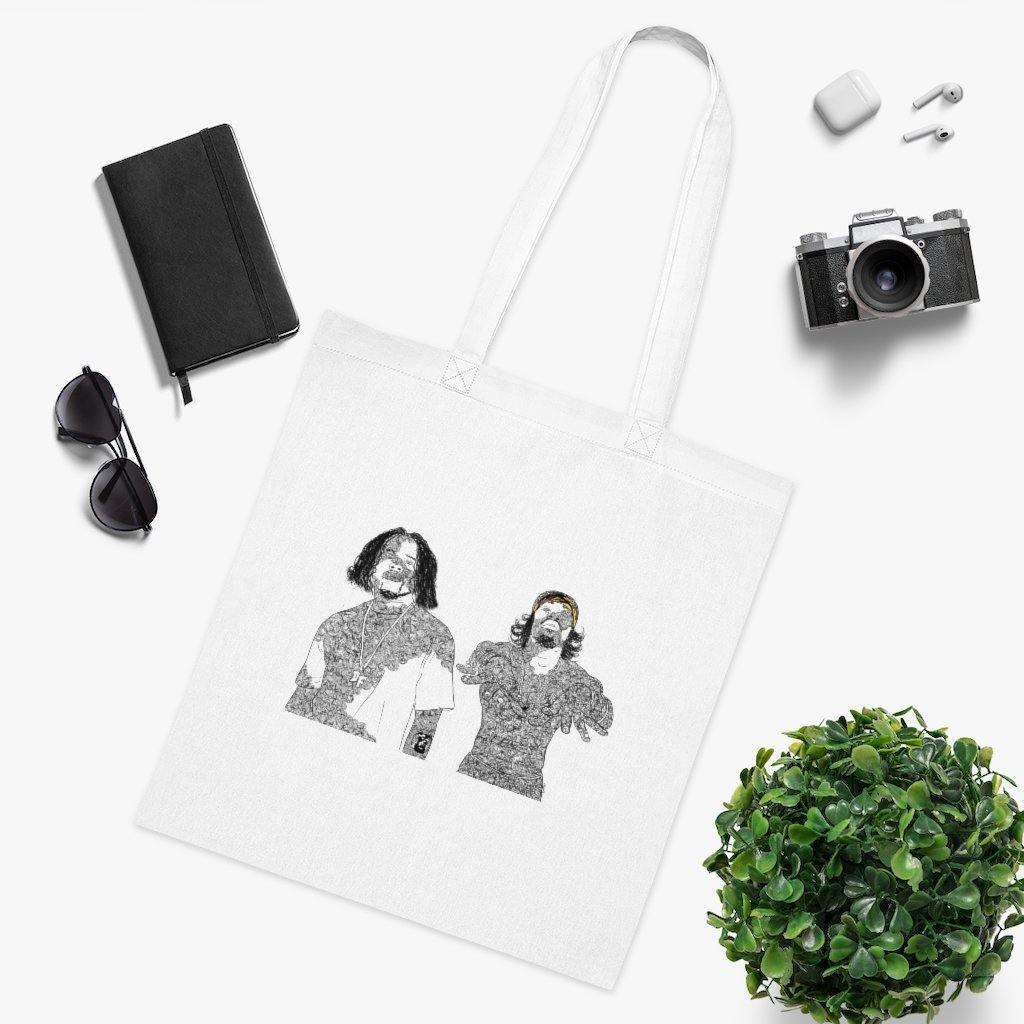 So Fresh, So Clean Cotton Tote - Moon Frankenstein