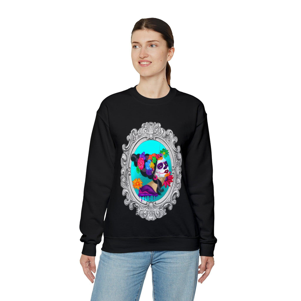 Sweet Sorrow Unisex Heavy Blend™ Crewneck Sweatshirt - Moon Frankenstein