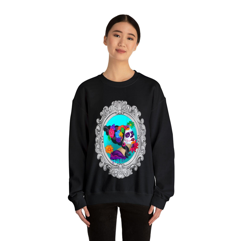 Sweet Sorrow Unisex Heavy Blend™ Crewneck Sweatshirt - Moon Frankenstein