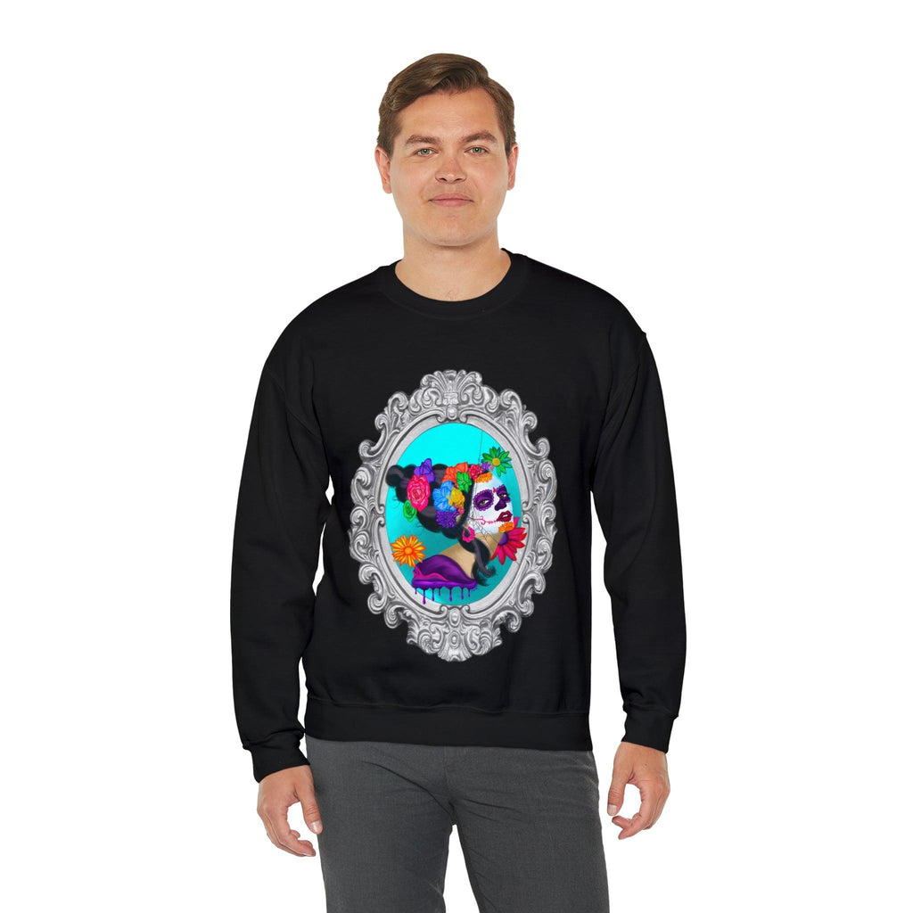 Sweet Sorrow Unisex Heavy Blend™ Crewneck Sweatshirt - Moon Frankenstein