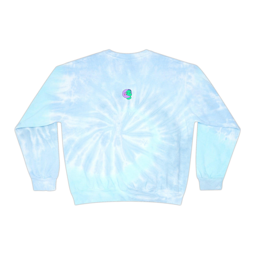 Sweet Sorrow Unisex Tie-Dye Sweatshirt - Moon Frankenstein