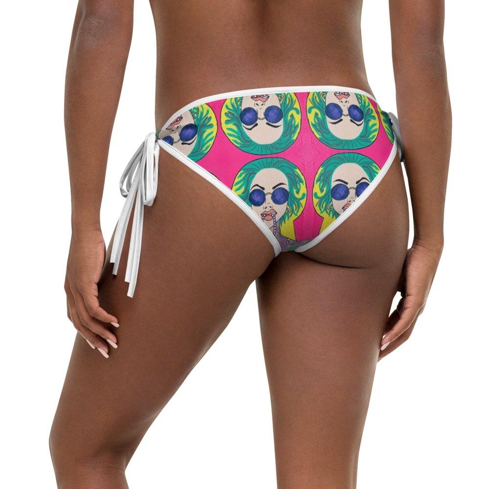 TetaFuera Reversible Bikini Bottoms - Moon Frankenstein