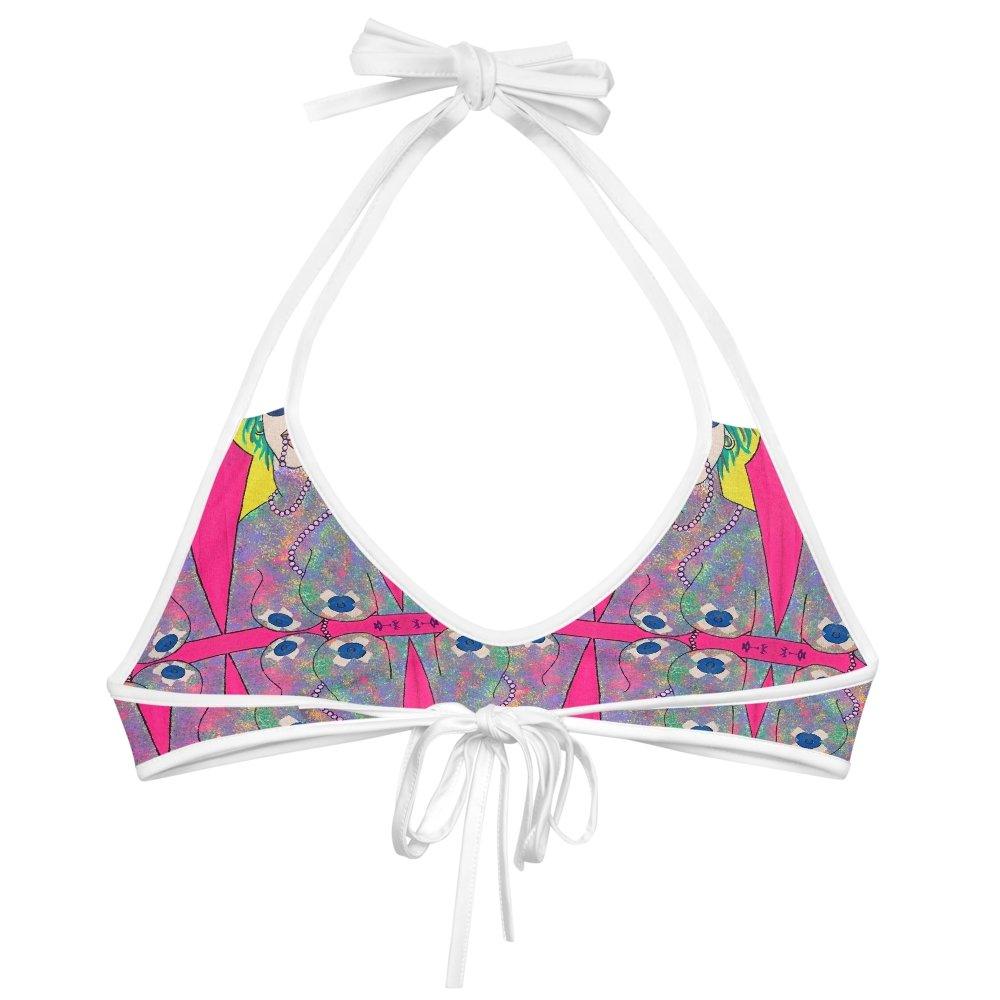 TetaFuera Reversible Bikini Top - Moon Frankenstein