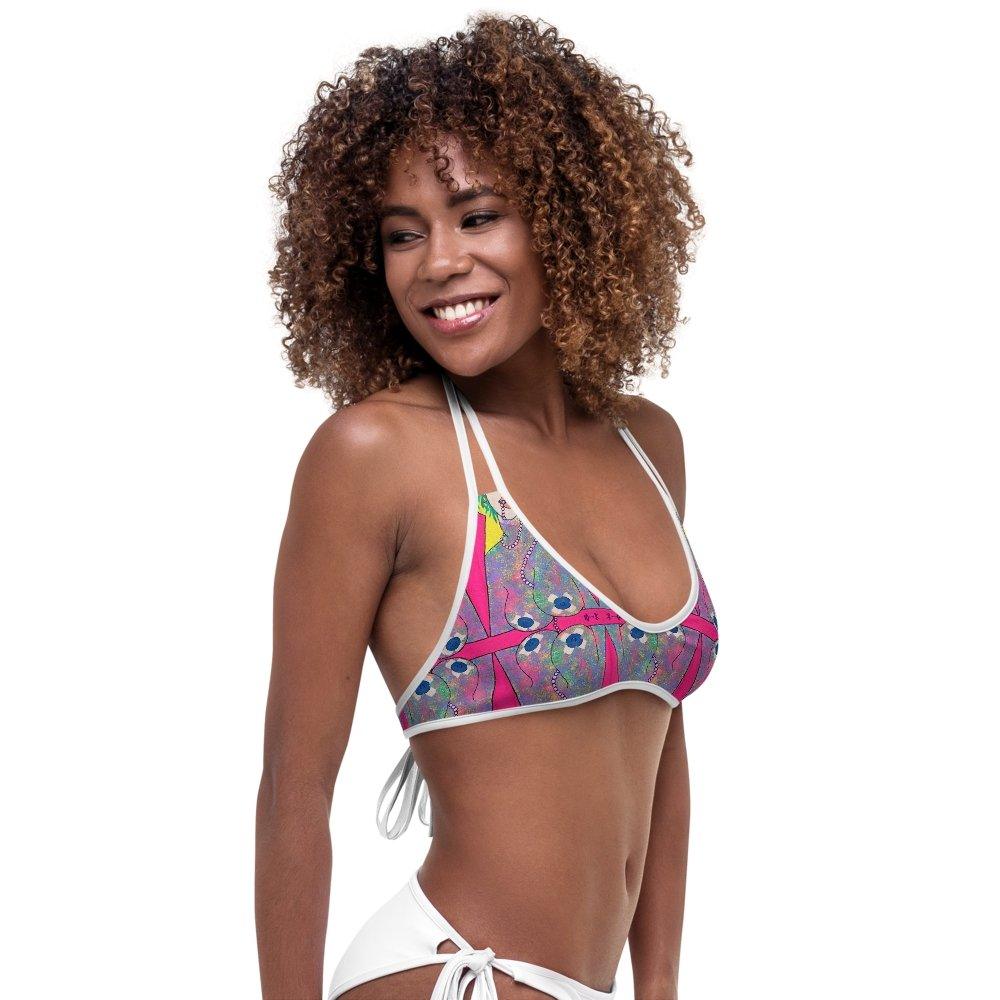 TetaFuera Reversible Bikini Top - Moon Frankenstein