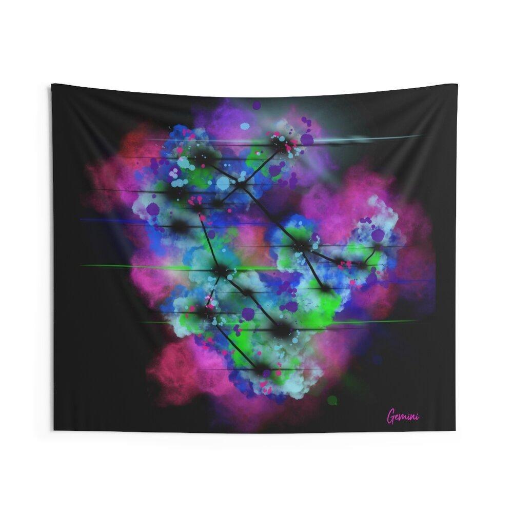 What’s Yo Name, what’s your sign? Wall Tapestry - Moon Frankenstein