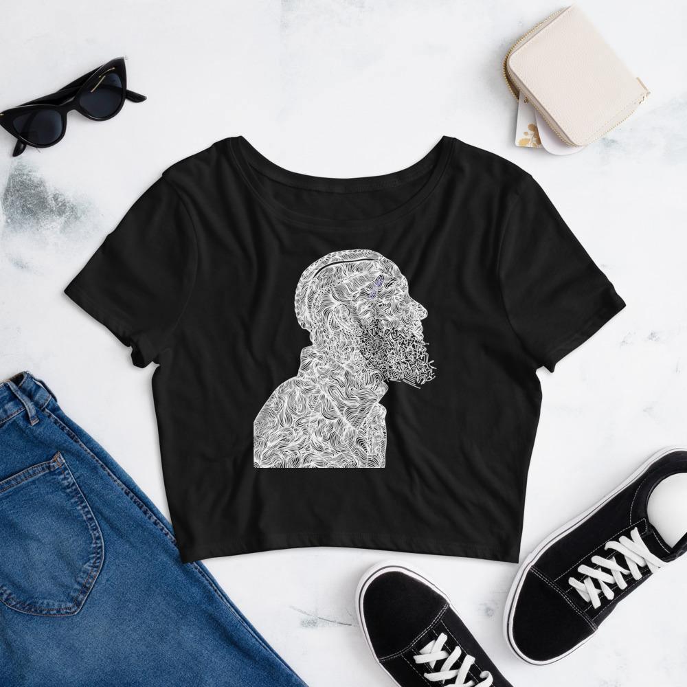 Written in Stone Nipsey Crop Tee - Moon Frankenstein