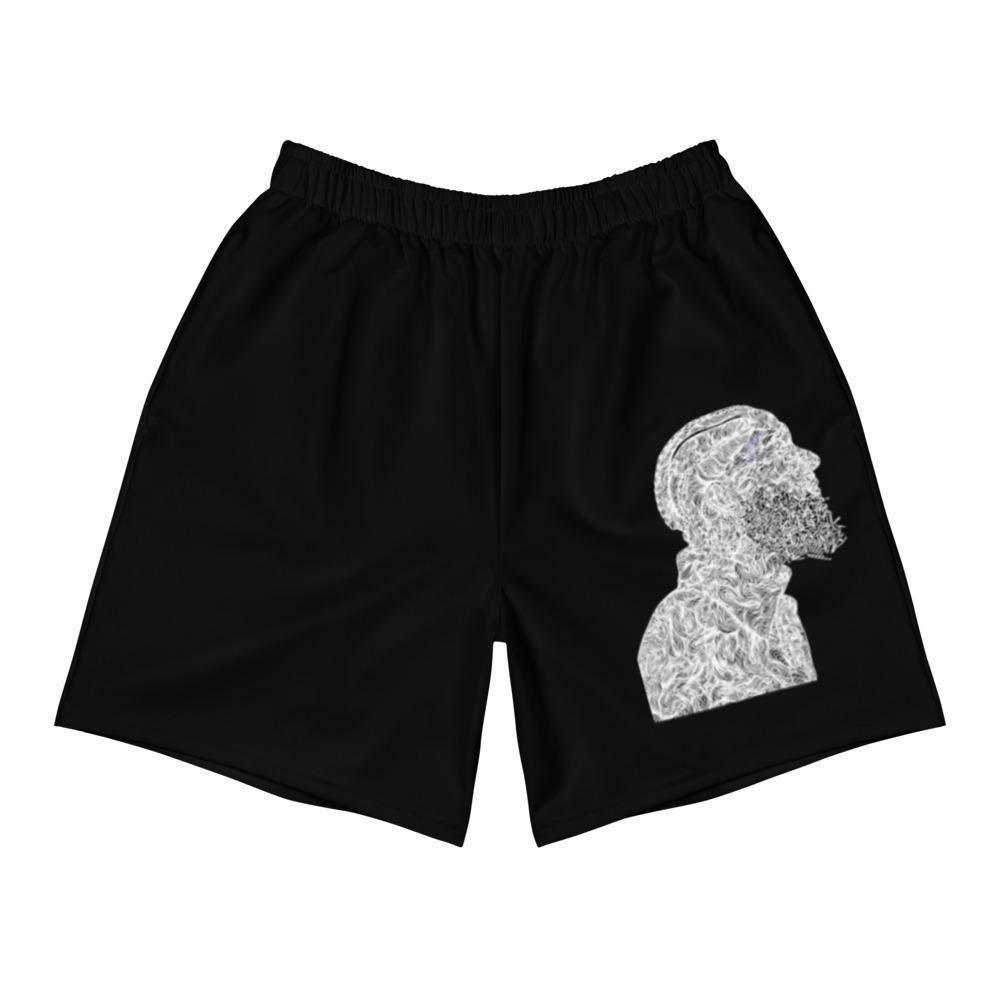 Written in Stone Nipsey Men's Athletic Long Shorts - Moon Frankenstein