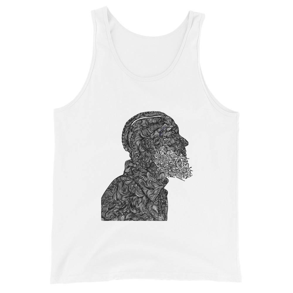 Written in Stone Nipsey Unisex Tank Top - Moon Frankenstein