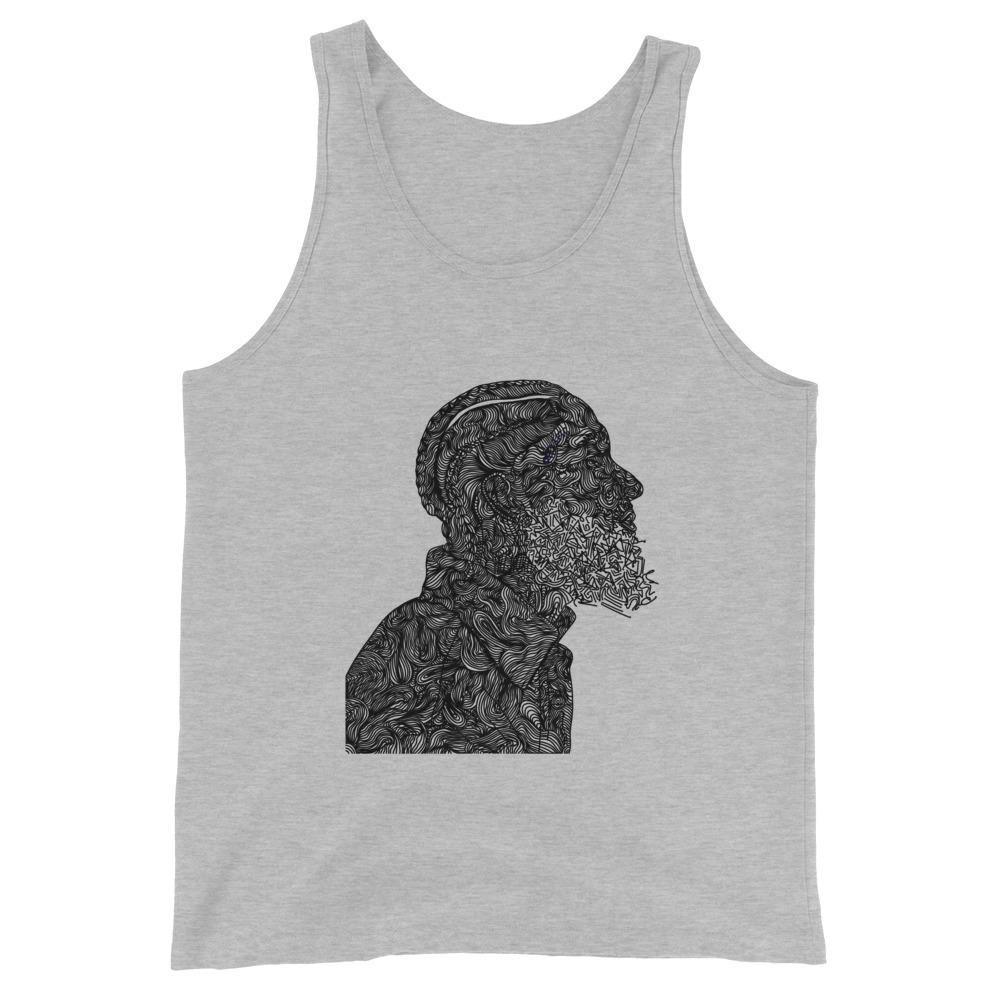 Written in Stone Nipsey Unisex Tank Top - Moon Frankenstein