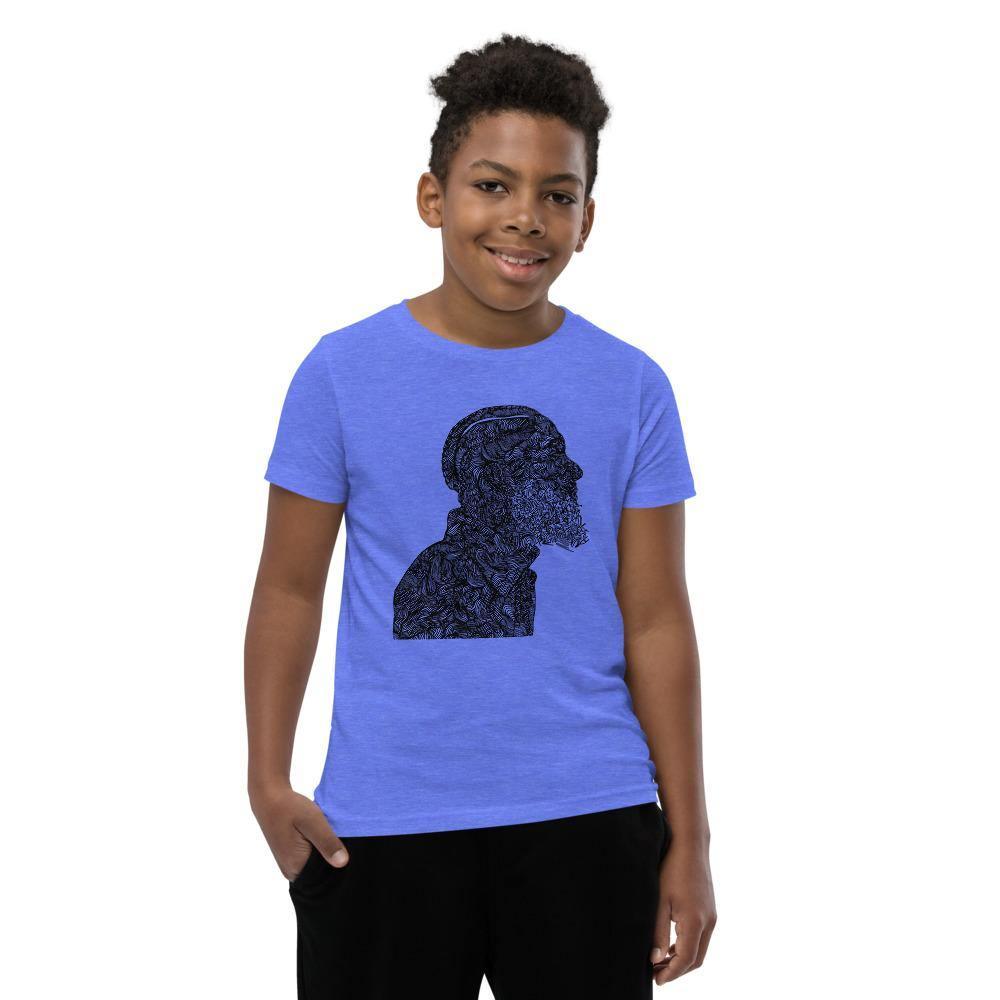 Written in Stone Nipsey Youth Short Sleeve T-Shirt - Moon Frankenstein