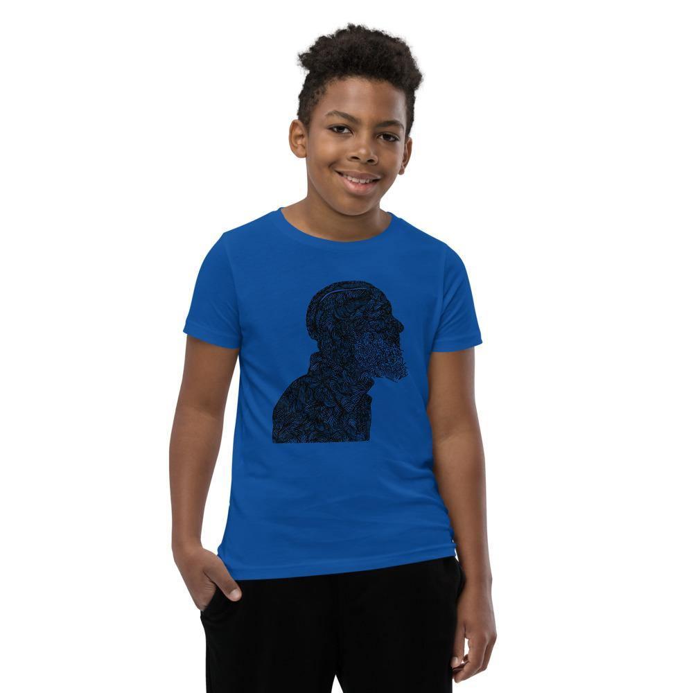 Written in Stone Nipsey Youth Short Sleeve T-Shirt - Moon Frankenstein