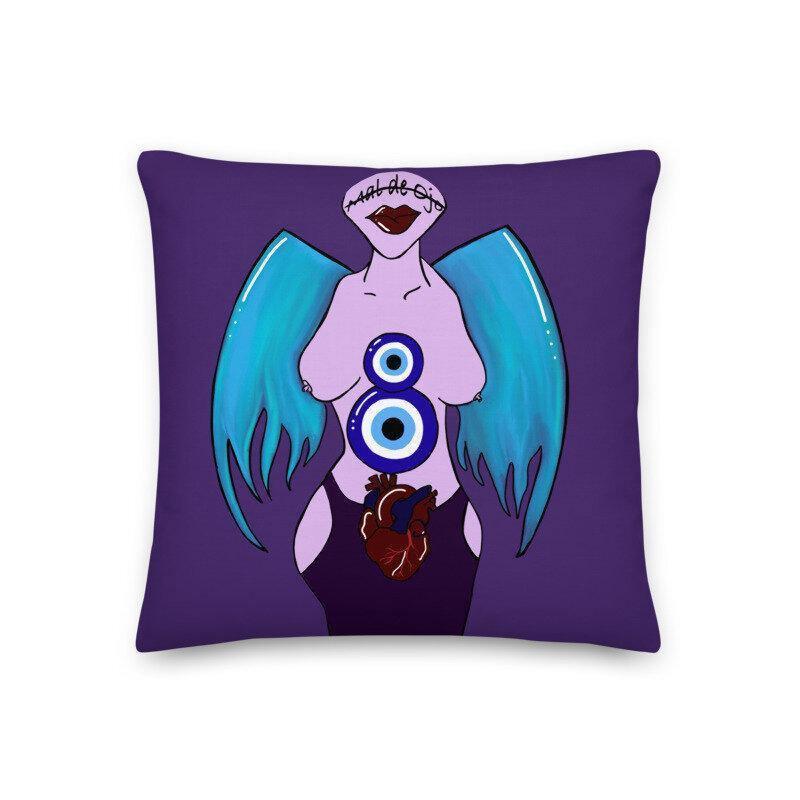 X Mal de Ojo Pillow - Moon Frankenstein