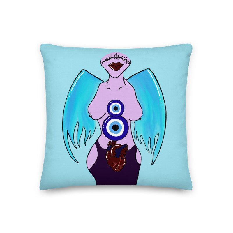 X Mal de Ojo Pillow - Moon Frankenstein